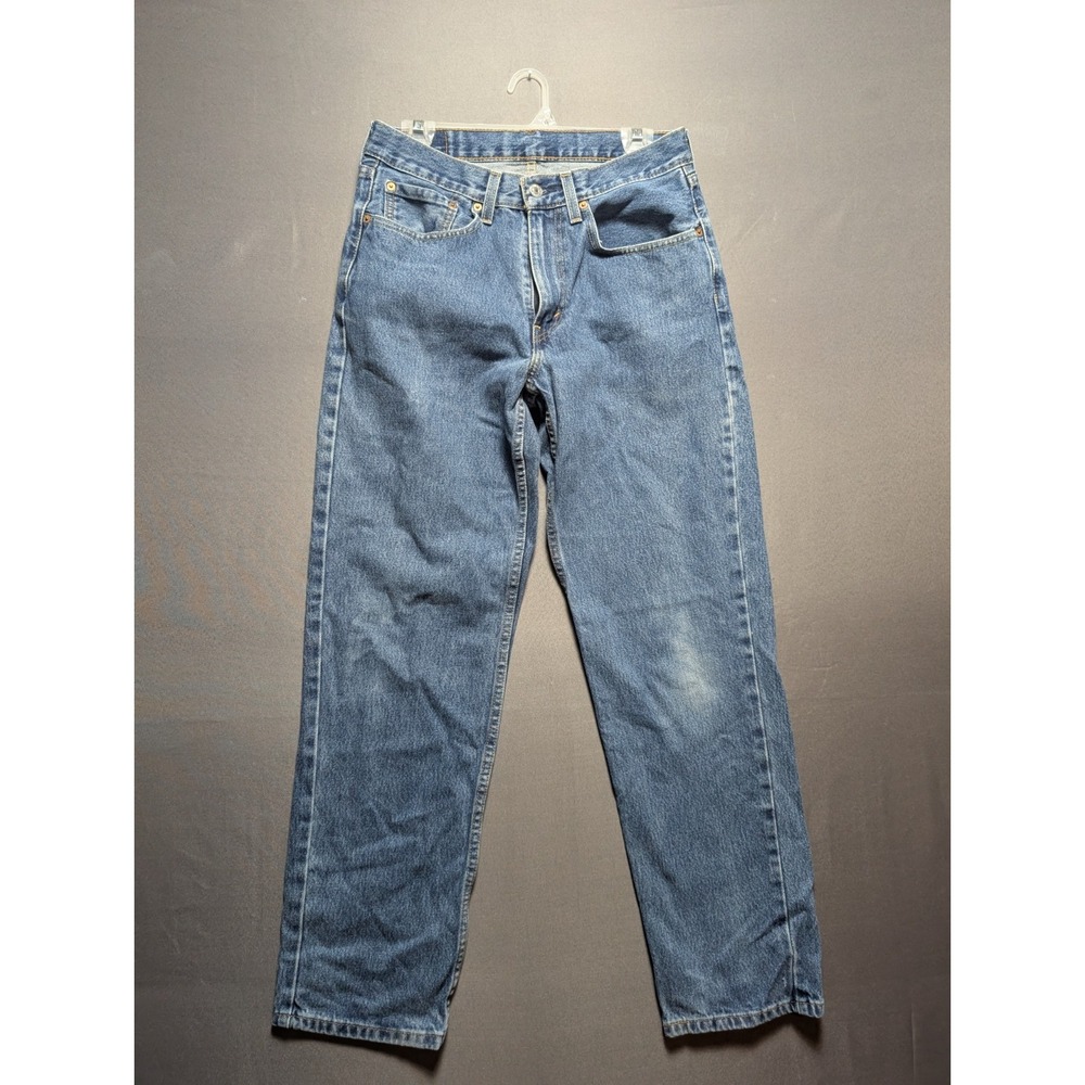 Levis 550 Relaxed Fit Jeans Mens 31x32 Blue Denim Tapered Stonewash 005504886